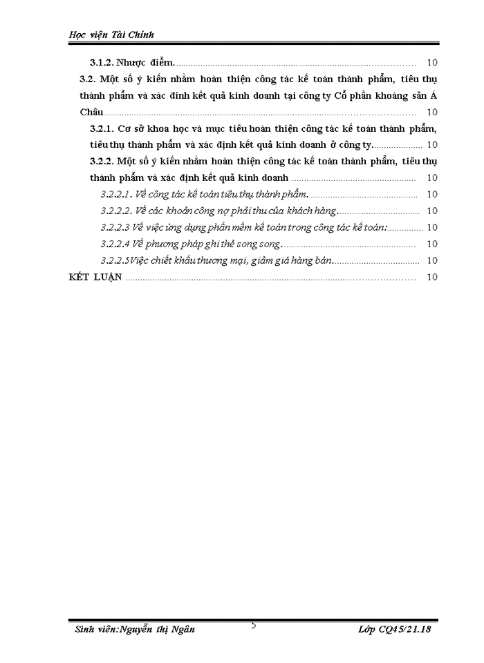image for page Tổ chức kế toán thành phẩm tiêu thụ thành phẩm và xác định kết quả kinh doanh tại công ty Cổ phần Khoáng sản Á Châu