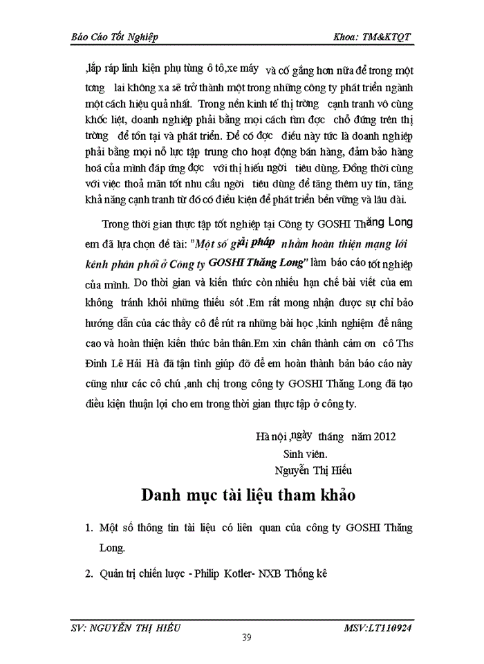 image for page HOÀN THIỆN HOẠT ĐỘNG NHẬP KHẨU LINH KIỆN CỦA CễNG TY CỔ PHẦN ễ Tễ TMT