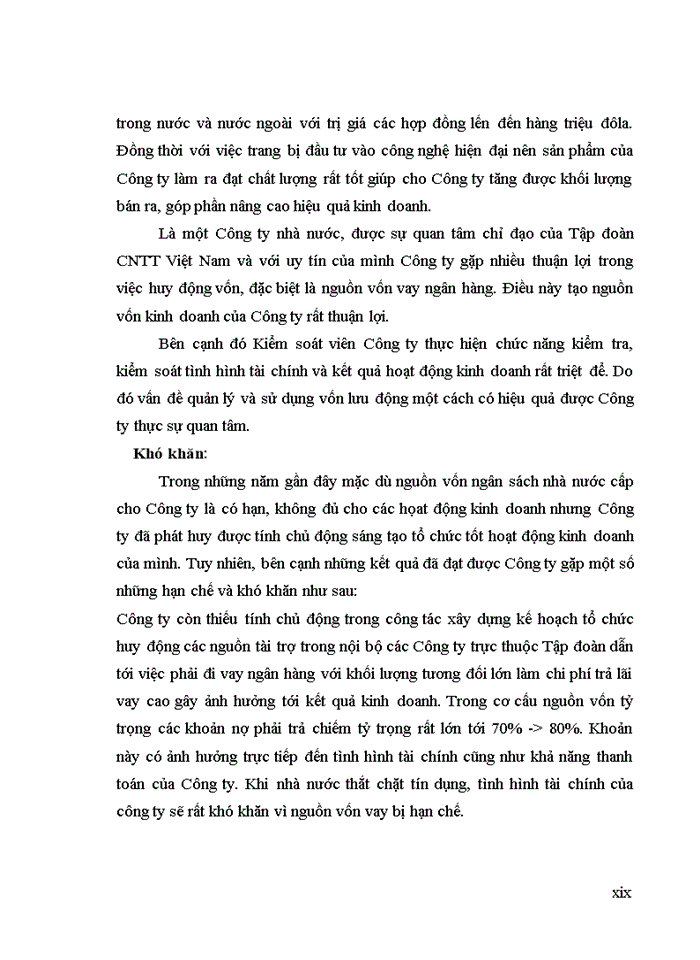 image for page THỰC TRẠNG CễNG TÁC PHÂN TÍCH TÀI CHÍNH DOANH NGHIỆP TẠI ĐƠN VỊ THỰC TẬP