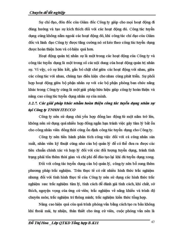 image for page Hoàn thiện công tác tuyển dụng nhân lực tại công ty trách nhiệm hữu hạn cơ khớ Việt Á