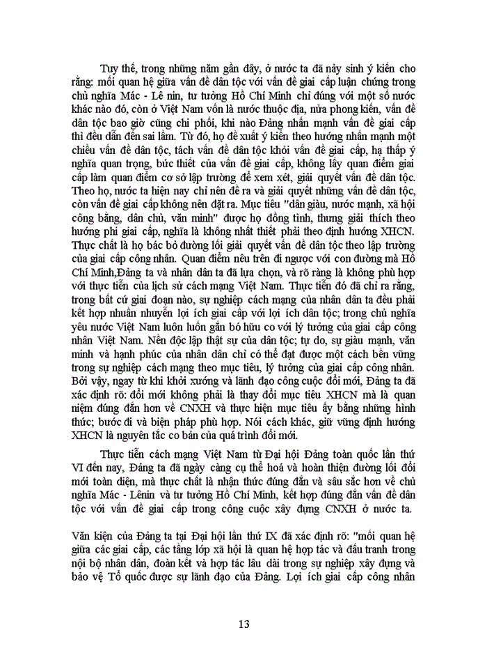 image for page Lý luận của chủ nghĩa Mác- Lênin về vấn đề giai cấp và dân tộc