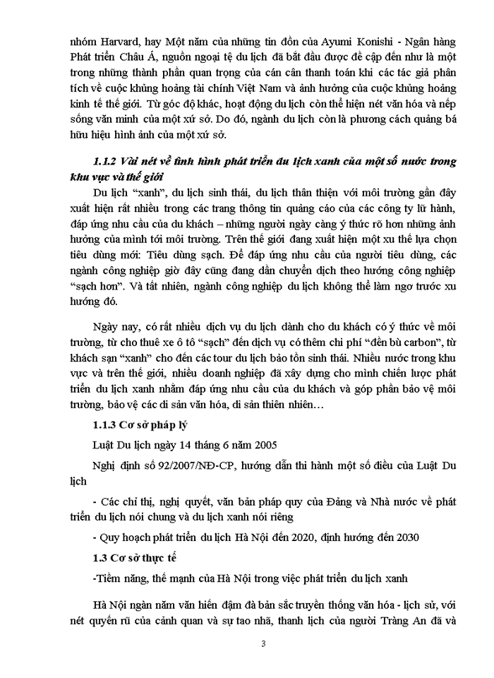 Phát triển du lịch xanh du lịch bằng xe điện trong nội thành Hà Nội