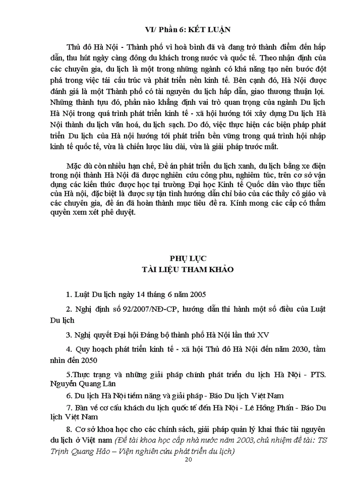 image for page Phát triển du lịch xanh du lịch bằng xe điện trong nội thành Hà Nội