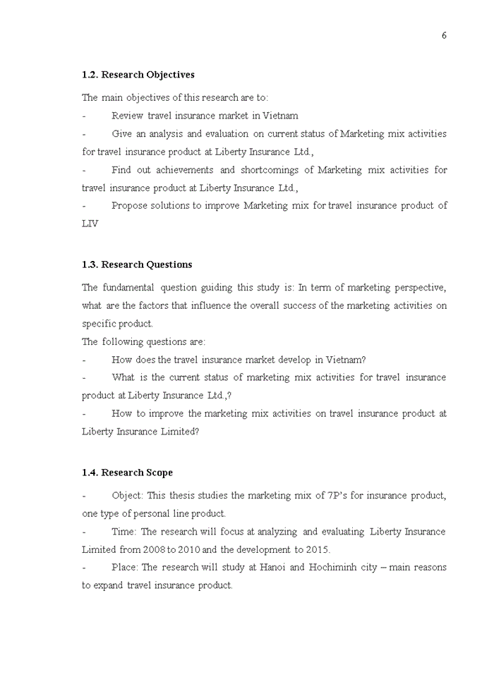 image for page THEORETICAL BACKGROUND ON MAKETTING MIX FOR TRAVEL INSURANCE tiếng anh