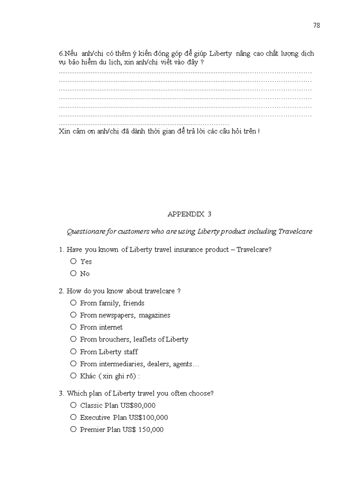 image for page THEORETICAL BACKGROUND ON MAKETTING MIX FOR TRAVEL INSURANCE tiếng anh