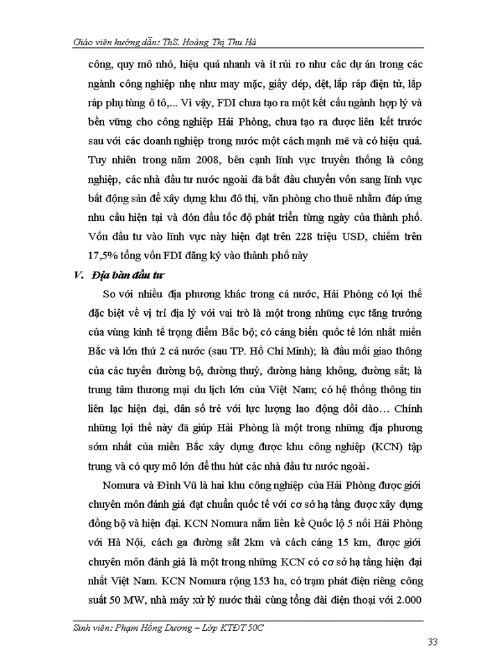 image for page ĐỊNH HƯỚNG VÀ GIẢI PHÁP NHẰM NÂNG CAO HIỆU QUẢ NGUỒN VỐN FDI VÀO HẢI PHÒNG TRONG THỜI GIAN TỚI