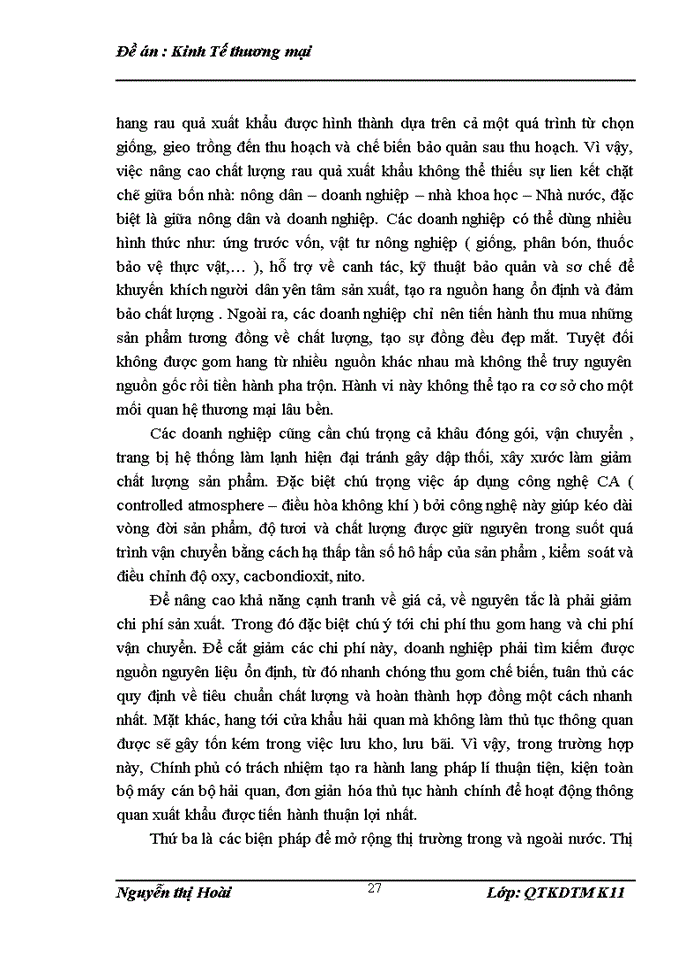 image for page Giải pháp đẩy mạnh xuất khẩu rau quả của Việt Nam