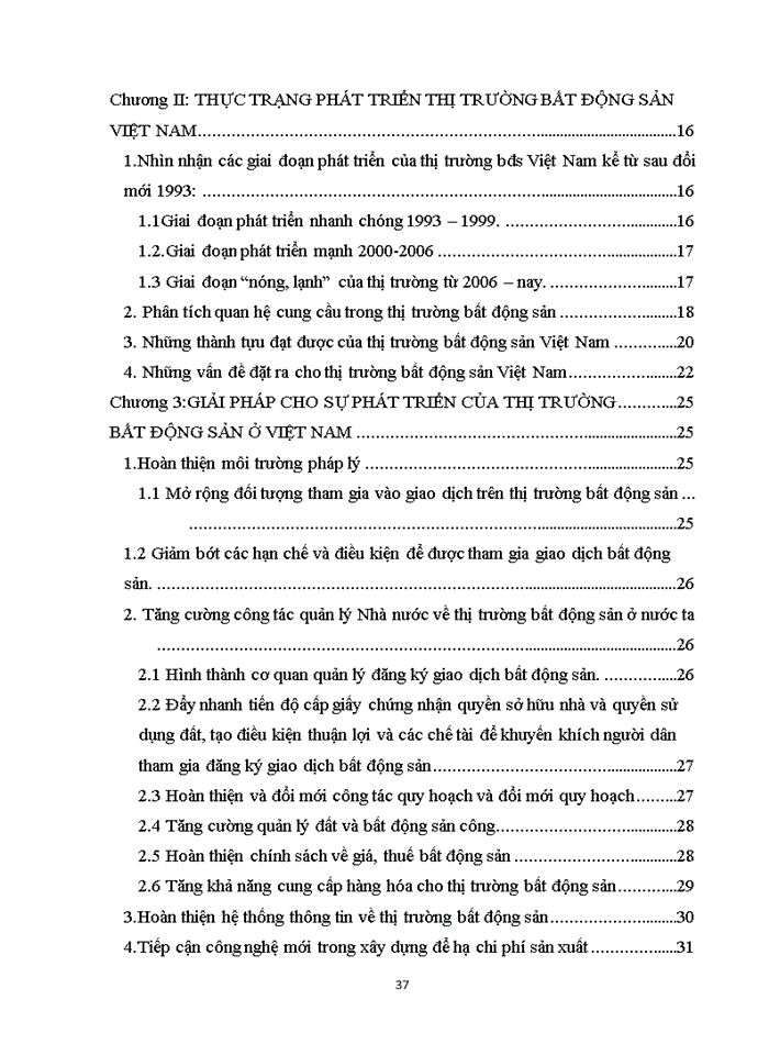 image for page Giải pháp cho sự phát triển của thị trường bất động sản Việt Nam
