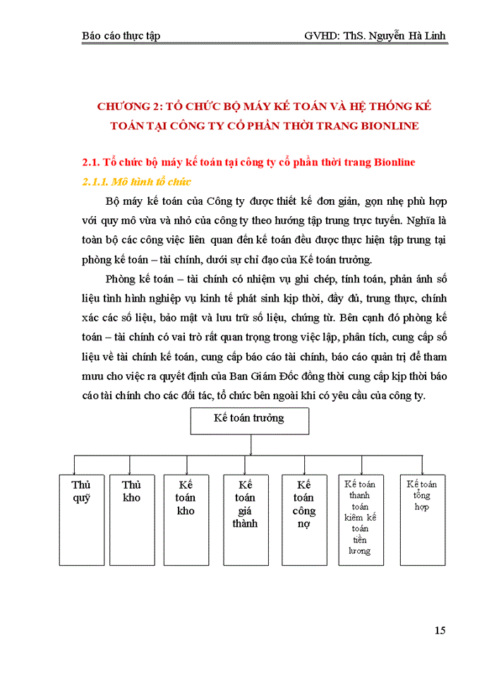 image for page Hoàn thiện công tác kế toán chi phí và tính giá thành sản phẩm của công ty cổ phần thời trang Bionline