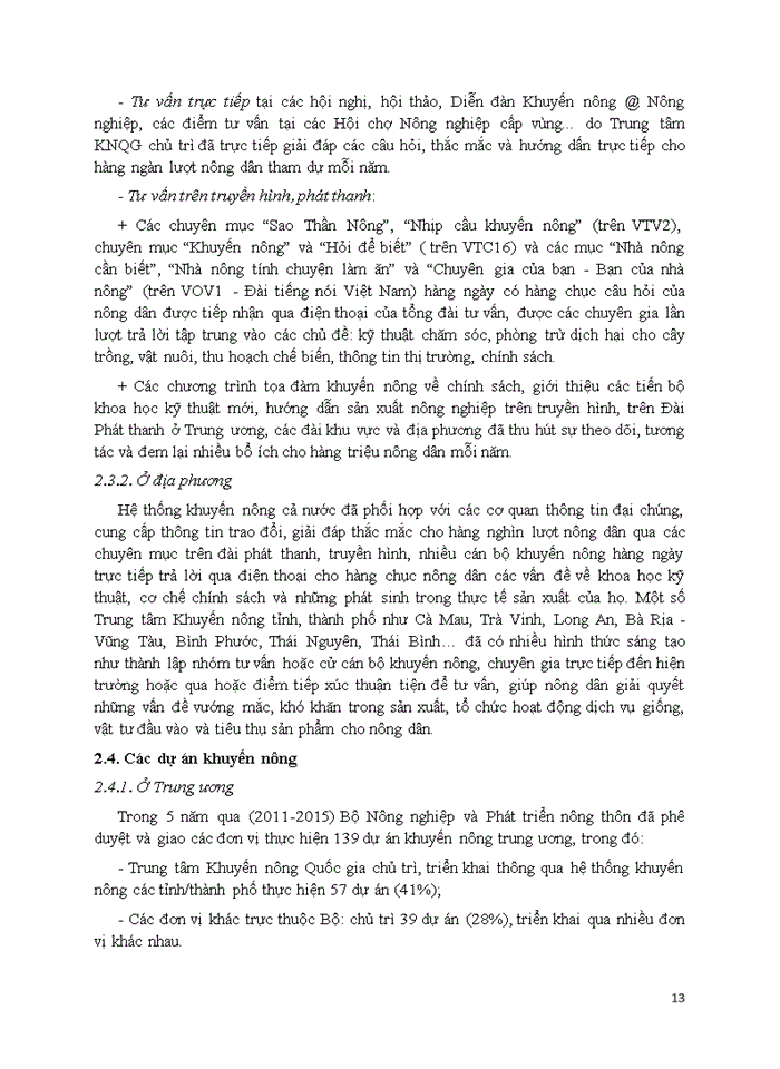 image for page Báo cáo GIỚI THIỆU CHUNG VỀ HỆ THỐNG KHUYẾN NÔNG VIỆT NAM