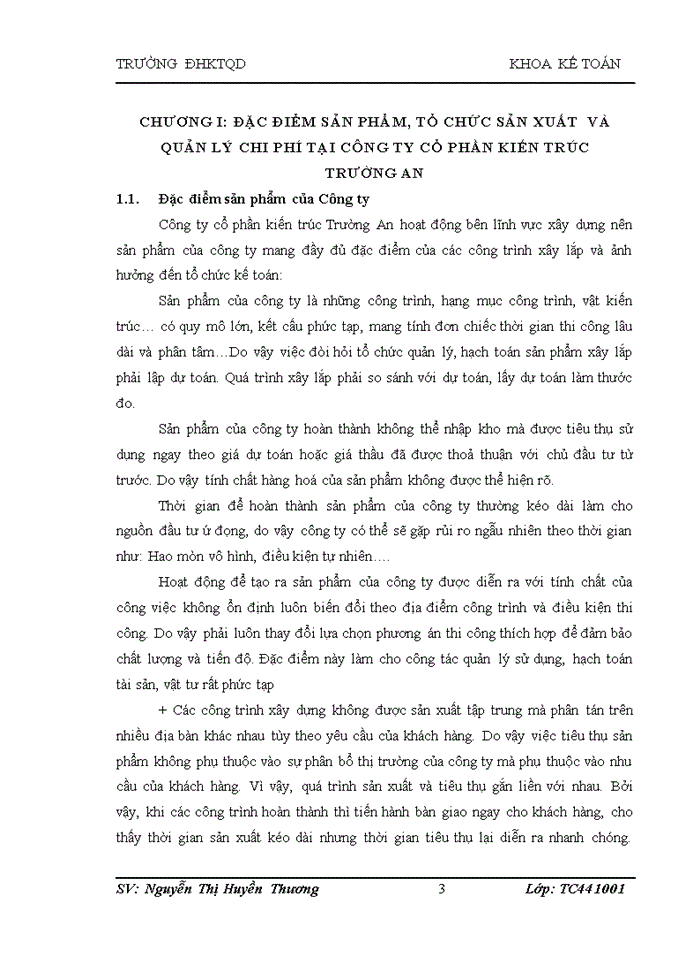 image for page Hoàn thiện Kế toán CPSX và tính giá thành sản phẩm tại Công ty cổ phần kiến trúc Trường An