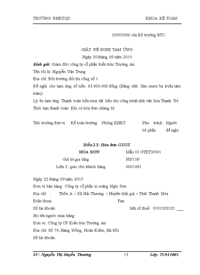 image for page Hoàn thiện Kế toán CPSX và tính giá thành sản phẩm tại Công ty cổ phần kiến trúc Trường An