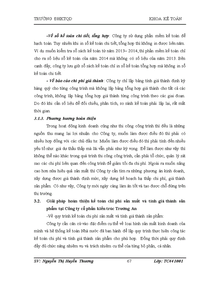 image for page Hoàn thiện Kế toán CPSX và tính giá thành sản phẩm tại Công ty cổ phần kiến trúc Trường An