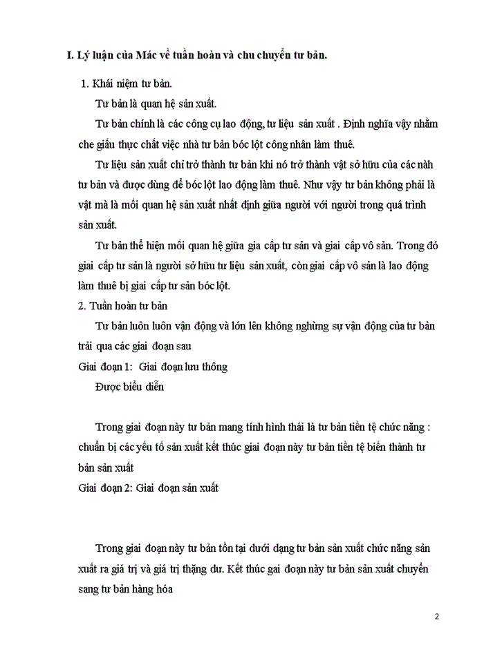 image for page Mác Tuần hoàn và chu chuyển tư bản