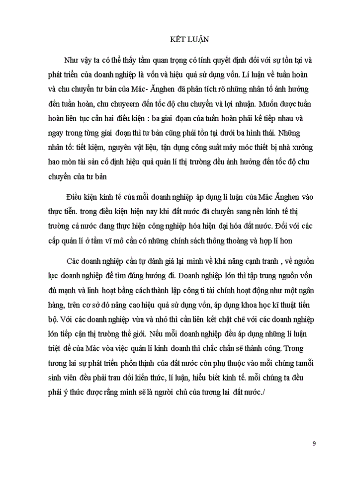 image for page Mác Tuần hoàn và chu chuyển tư bản