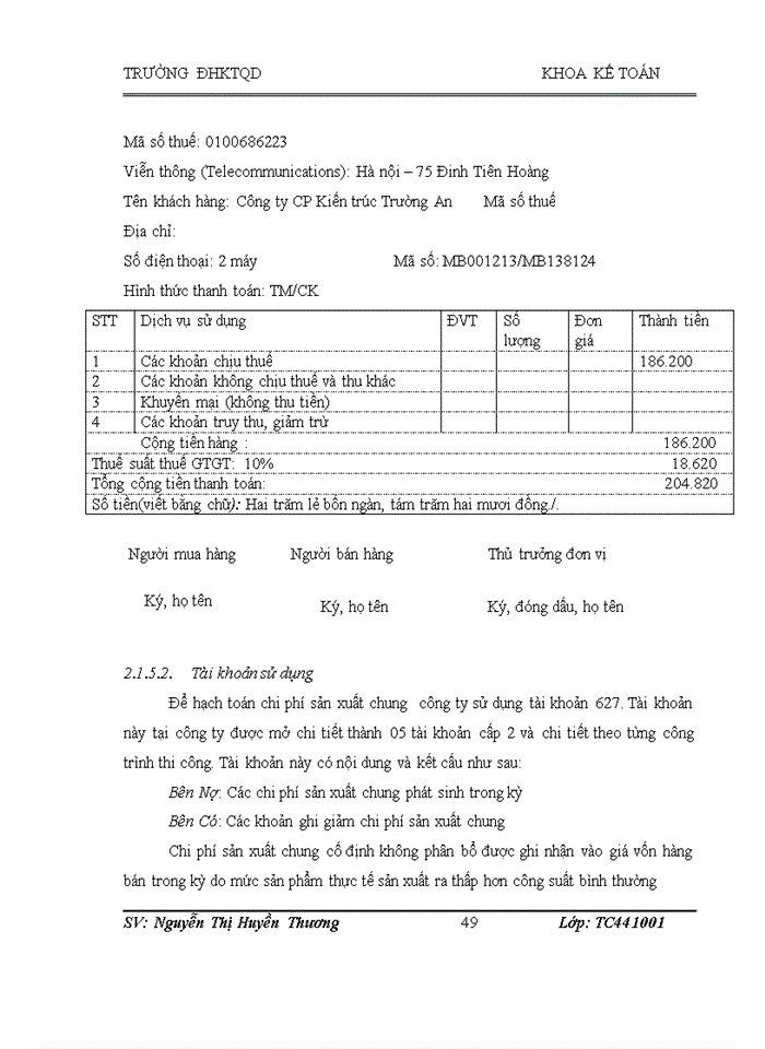 image for page Hoàn thiện Kế toán CPSX và tính giá thành sản phẩm tại Công ty cổ phần kiến trúc Trường An