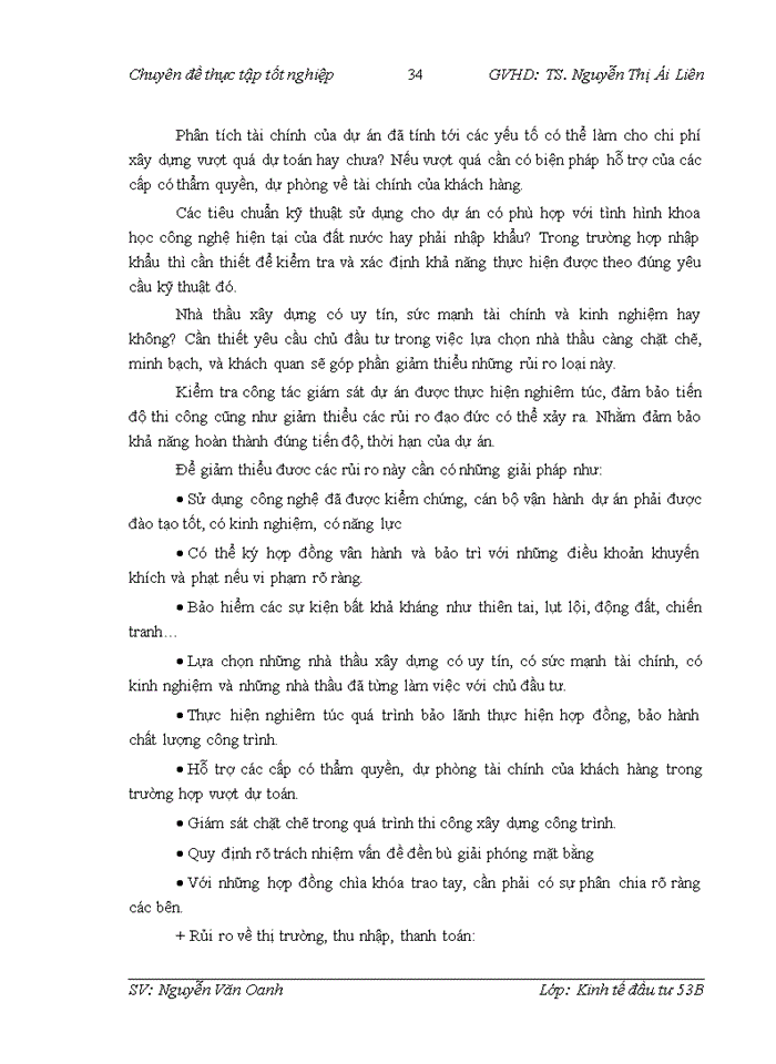image for page Hoàn thiện công tác đánh giá rủi ro trong thẩm định dự án đầu tư tại ngân hàng TMCổ phần Việt Nam Thịnh Vượng chi nhánh Thăng Long
