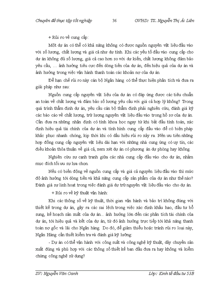 image for page Hoàn thiện công tác đánh giá rủi ro trong thẩm định dự án đầu tư tại ngân hàng TMCổ phần Việt Nam Thịnh Vượng chi nhánh Thăng Long