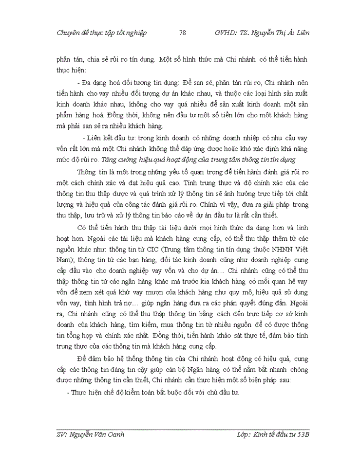 image for page Hoàn thiện công tác đánh giá rủi ro trong thẩm định dự án đầu tư tại ngân hàng TMCổ phần Việt Nam Thịnh Vượng chi nhánh Thăng Long