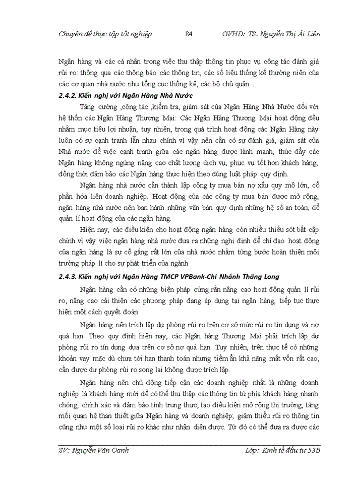 image for page Hoàn thiện công tác đánh giá rủi ro trong thẩm định dự án đầu tư tại ngân hàng TMCổ phần Việt Nam Thịnh Vượng chi nhánh Thăng Long