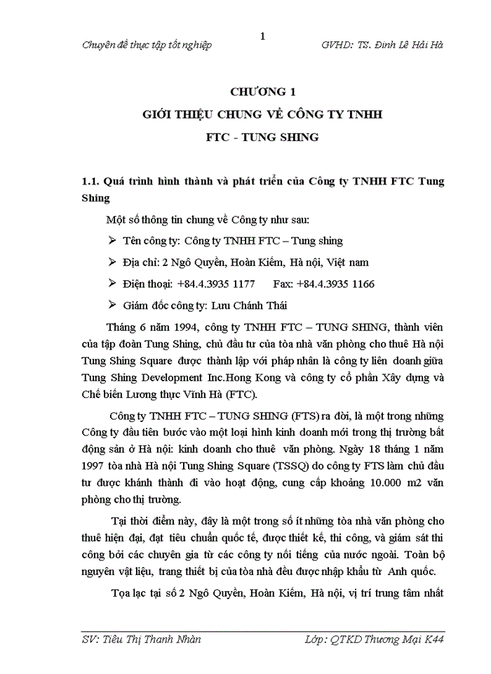 image for page Giải pháp xúc tiến kinh doanh dịch vụ cho thuê văn phòng tại Công ty Trách nhiệm hữu hạn FTC Tung Shing