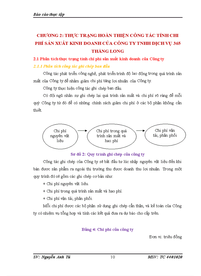 image for page HOÀN THIỆN CÔNG TÁC TÍNH CHI PHÍ SẢN XUẤT KINH DOANH CỦA CÔNG TY Trách nhiệm hữu hạn DỊCH VỤ 365 THĂNG LONG