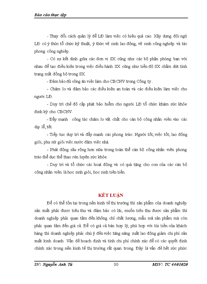 image for page HOÀN THIỆN CÔNG TÁC TÍNH CHI PHÍ SẢN XUẤT KINH DOANH CỦA CÔNG TY Trách nhiệm hữu hạn DỊCH VỤ 365 THĂNG LONG
