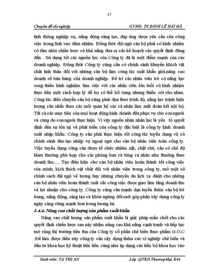 image for page HOẠT ĐỘNG XUẤT KHẨU CÁC MẶT HÀNG THỰC PHẨM CỦA CÔNG TY CỔ PHẦN CHẾ BIẾN THỰC PHẨM XUẤT KHẨU G O C