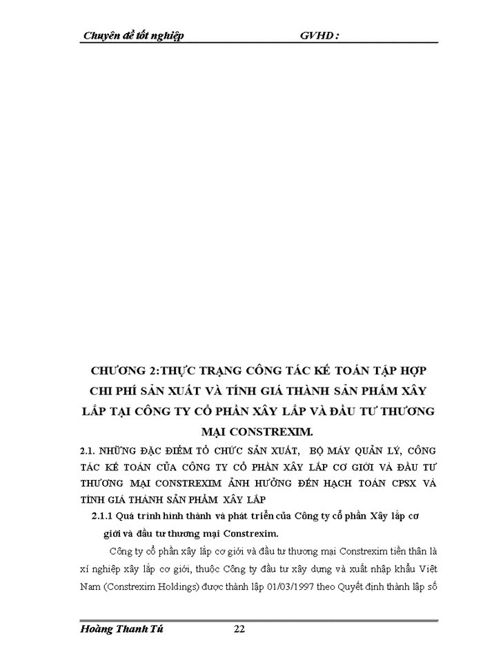 image for page Tổ chức công tác kế toán chi phí sản xuất và tính giá thành sản phẩm tại Công ty Cổ phần kinh doanh Vật tư và Xây dựng