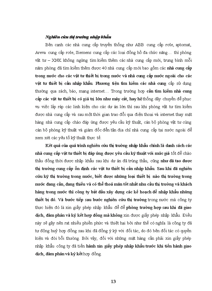 image for page Quy trình nhập khẩu tại công ty thiết bị điện TDH- thực trạng và giải pháp