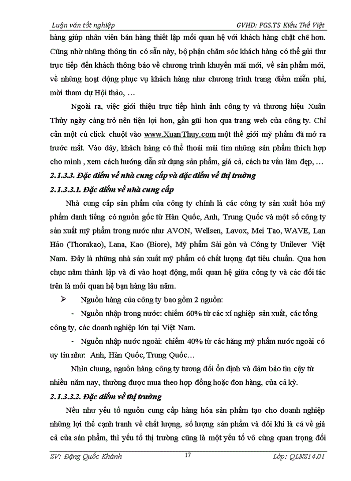 image for page Nâng cao năng lực cạnh tranh của công ty Trách nhiệm hữu hạn Xuân Thủy