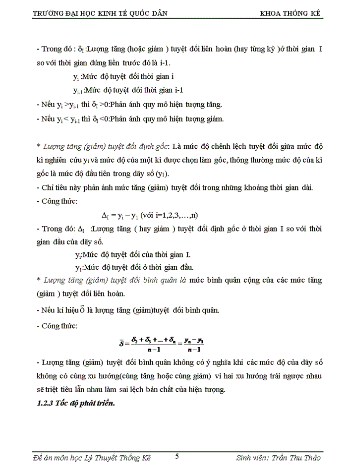 Vận dụng phương pháp dãy số thời gian phân Tích biến động kim ngạch xuất khẩu của Việt Nam