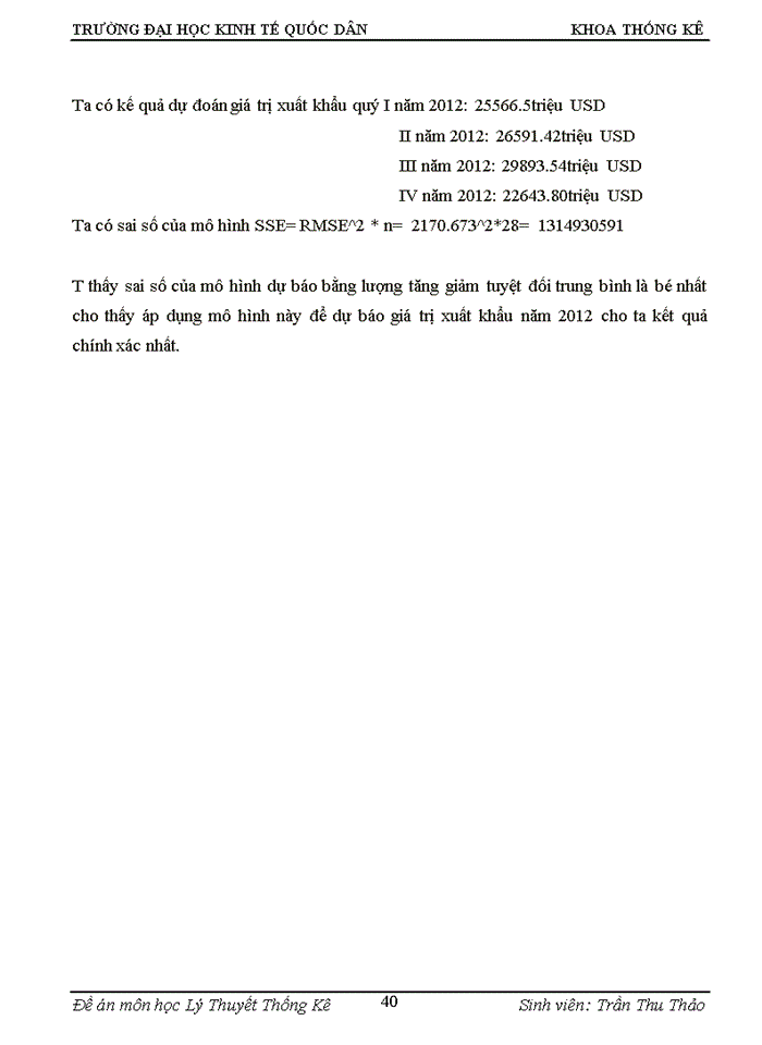 image for page Vận dụng phương pháp dãy số thời gian phân Tích biến động kim ngạch xuất khẩu của Việt Nam