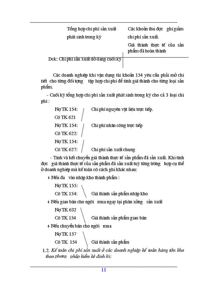 image for page Hoµn thiÖn kÕ to n chi phÝ s n xuÊt vµ tÝnh gi thµnh s n phÈm trong doanh nghiÖp s n xuÊt