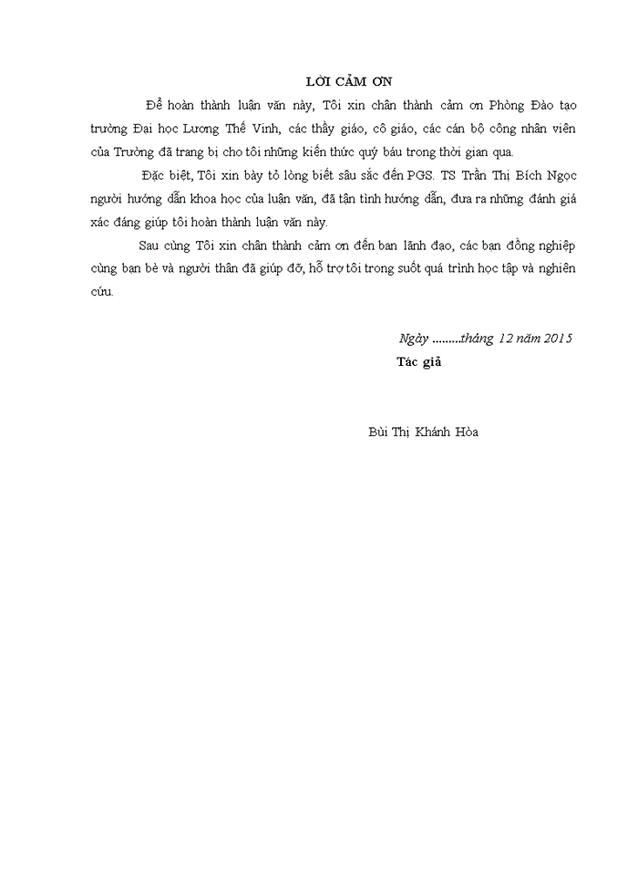 ThS Phát triển thị trường dịch vụ thanh toán quốc tế của ngân hàng thương mại cổ phần Đầu tư và Phát triển Việt Nam - Chi nhánh Thái Bình