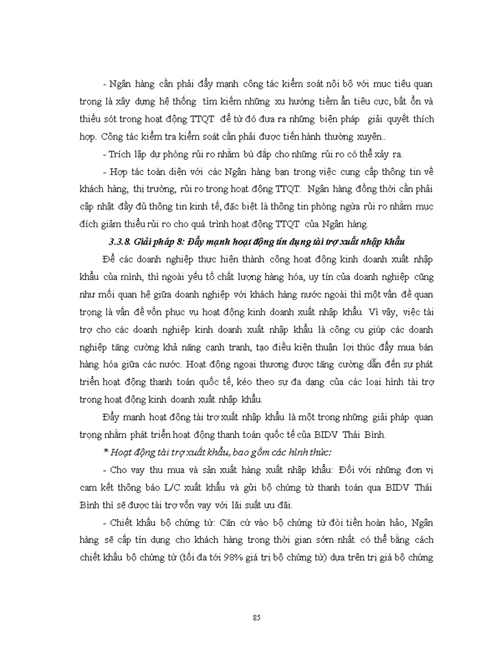 image for page ThS Phát triển thị trường dịch vụ thanh toán quốc tế của ngân hàng thương mại cổ phần Đầu tư và Phát triển Việt Nam - Chi nhánh Thái Bình