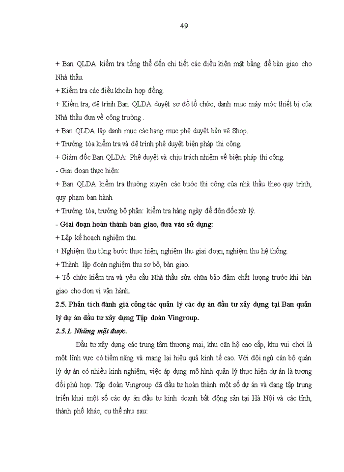 image for page HOÀN THIỆN CÔNG TÁC QUẢN LÍ DỰ ÁN ĐẦU TƯ XÂY DỰNG TẠI BAN QUẢN LÍ DỰ ÁN TẬP ĐOÀN VINGROUP