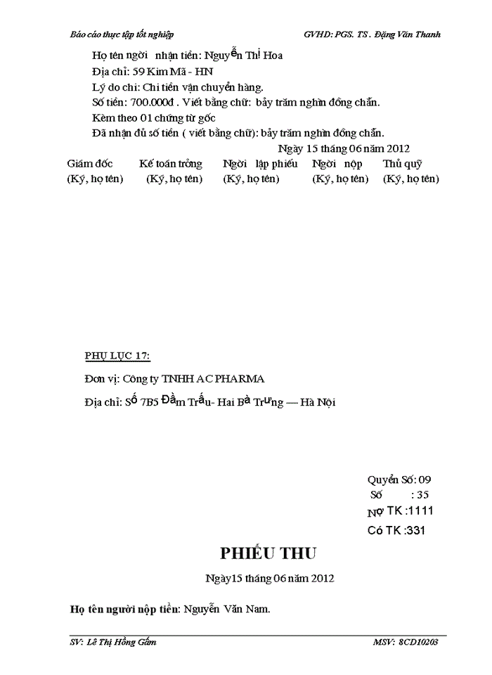 image for page Báo cáo TỔNG QUAN VỀ CÔNG TY Trách nhiệm hữu hạn AC PHARMA