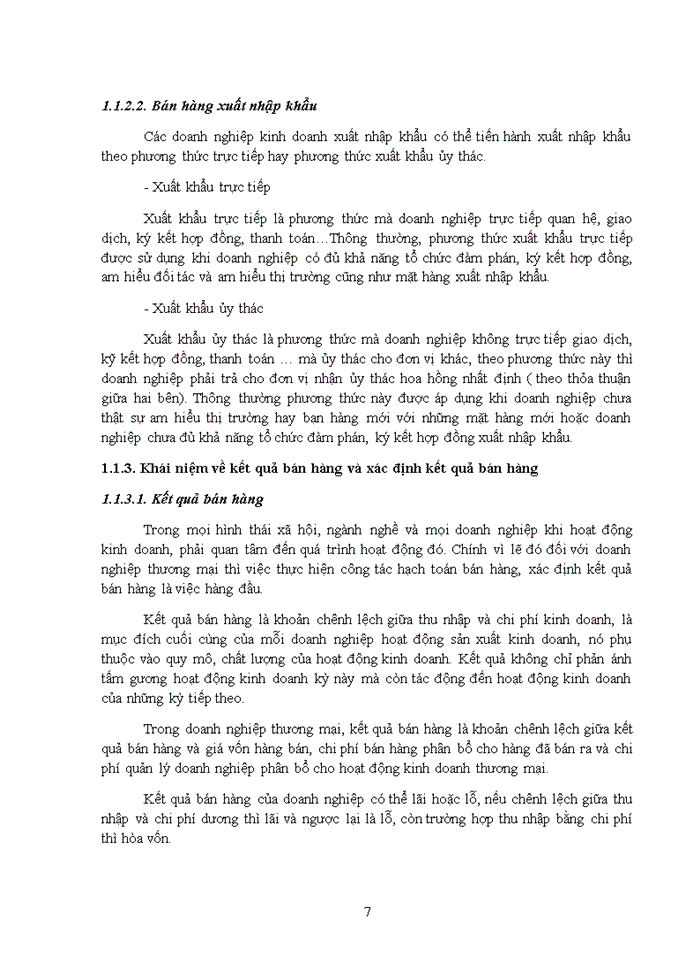 image for page Tổ chức hạch toán bán hàng và xác định kết quả bán hàng ở công ty Xuất nhập khẩu và Đầu tư