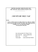 TĂNG CƯỜNG QUẢN LÝ NHÀ NƯỚC CỦA CHI CỤC THUẾ QUẬN HAI BÀ TRƯNG ĐỐI VỚI THUẾ THU NHẬP DOANH NGHIỆP CỦA CÁC DOANH NGHIỆP NGOÀI QUỐC DOANH