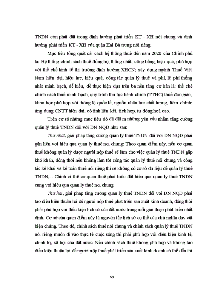 image for page TĂNG CƯỜNG QUẢN LÝ NHÀ NƯỚC CỦA CHI CỤC THUẾ QUẬN HAI BÀ TRƯNG ĐỐI VỚI THUẾ THU NHẬP DOANH NGHIỆP CỦA CÁC DOANH NGHIỆP NGOÀI QUỐC DOANH