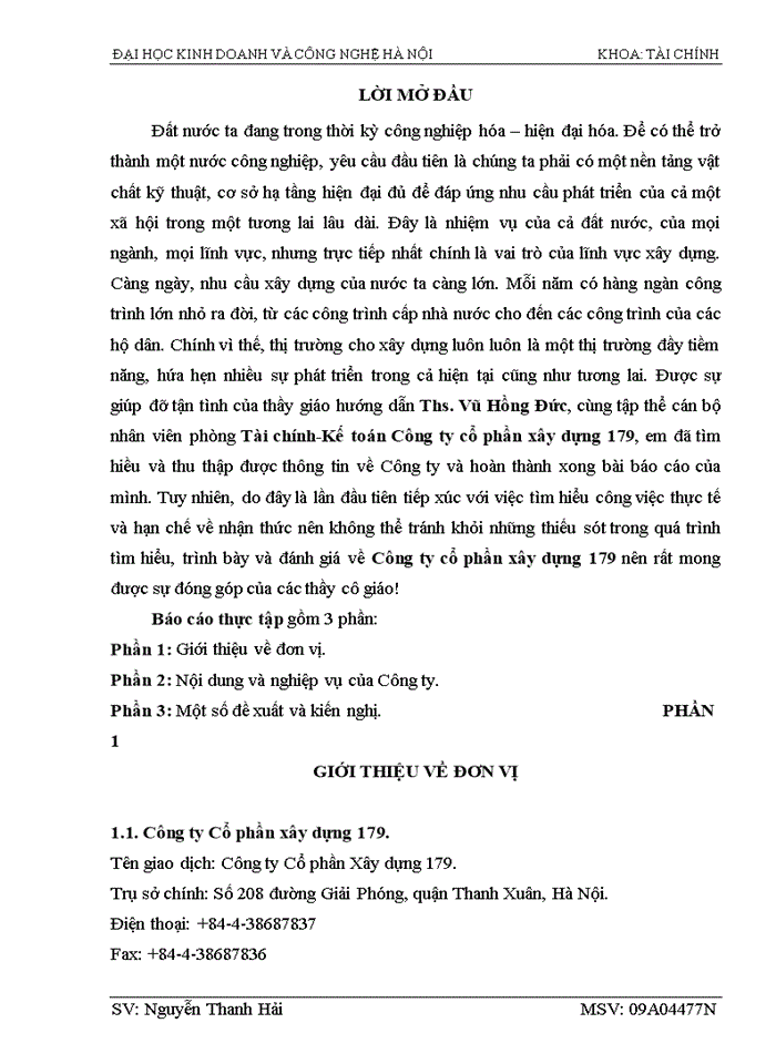 image for page Công ty cổ phần xây dựng 179