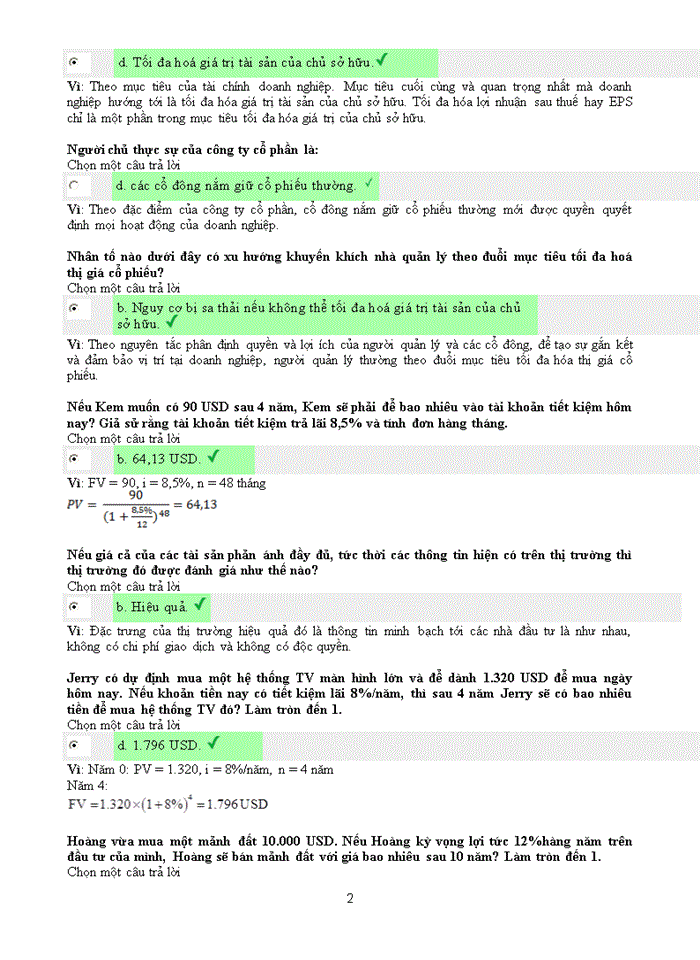 image for page TRẮC NGHIỆM QUẢN TRỊ TÀI CHÍNH