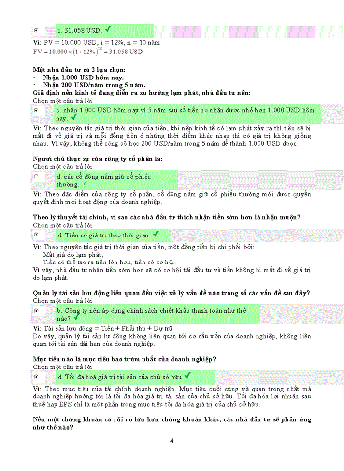 image for page TRẮC NGHIỆM QUẢN TRỊ TÀI CHÍNH