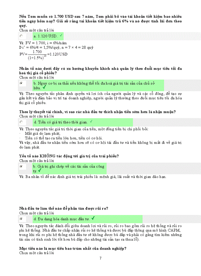 image for page TRẮC NGHIỆM QUẢN TRỊ TÀI CHÍNH