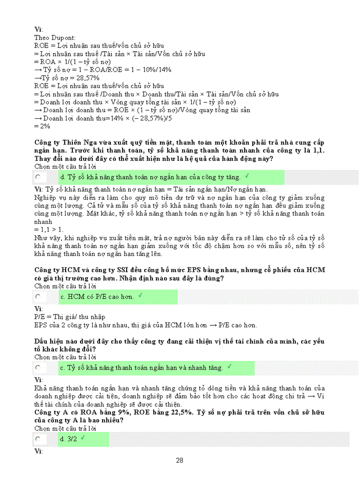 image for page TRẮC NGHIỆM QUẢN TRỊ TÀI CHÍNH