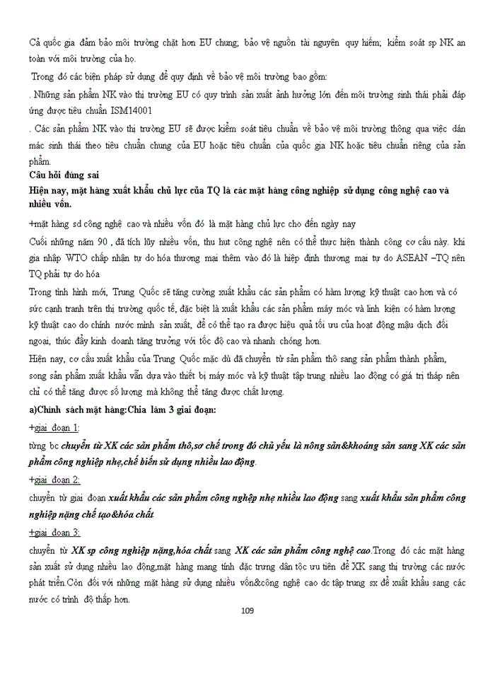 image for page Chính sách TMQT của Trung Quốc và bài học kinh nghiệm
