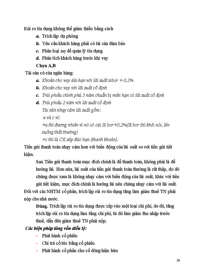 image for page TỔNG HỢP TRẮC NGHIỆM NHÂN HÀNG THƯƠNG MẠI