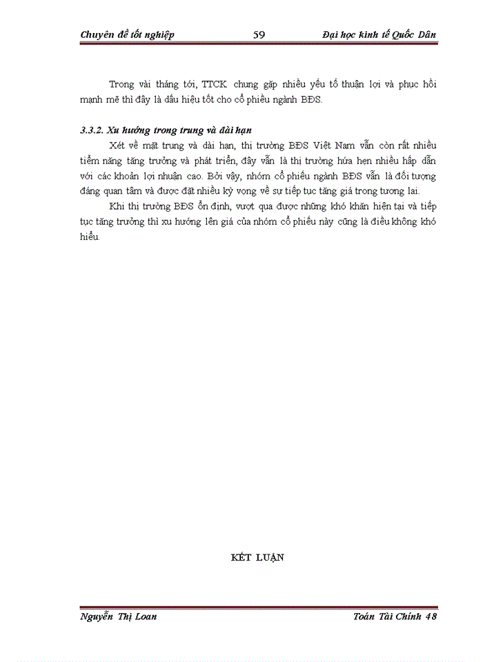 image for page Áp dụng mô hình nến phân tích sự biến động giá của một số cổ phiếu ngành Bất động sản