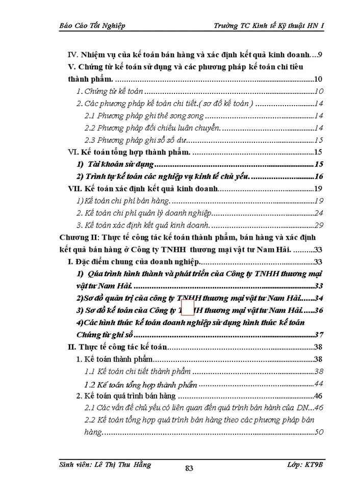 image for page KÕ to n b n hµng vµ x c Þnh kÕt qña kinh doanh